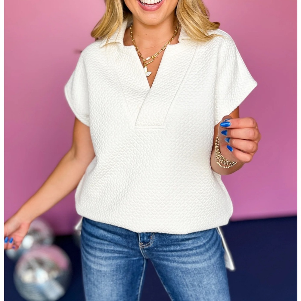 SSYS Everyday top size medium in cream color